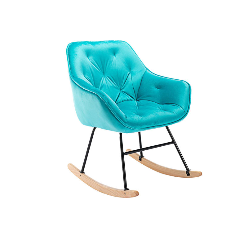 Chaise berçante Dehaan, Bleu clair
