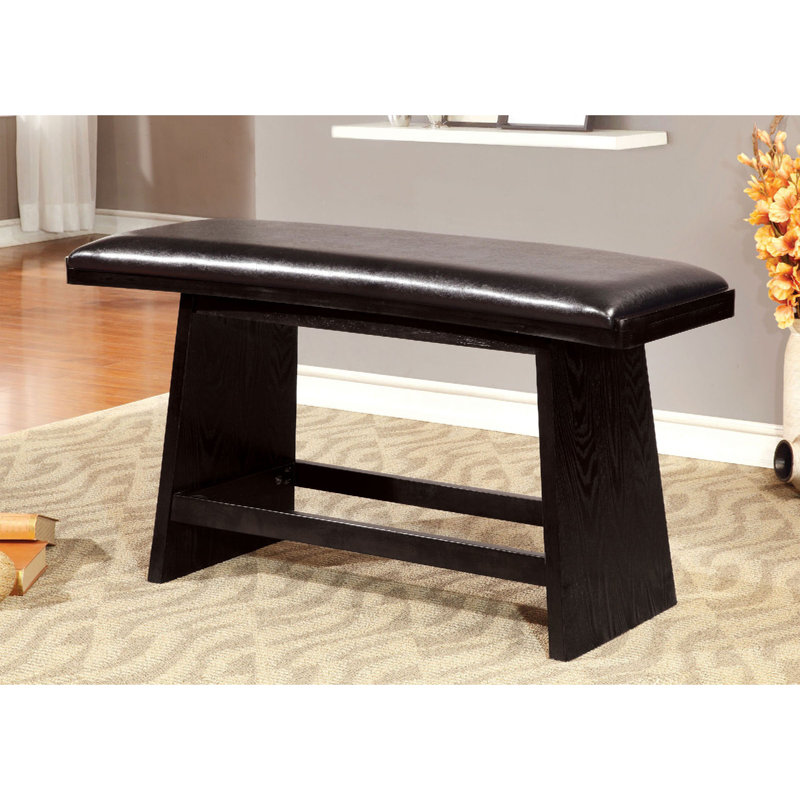 Dereka Faux Leather Upholstered Bench