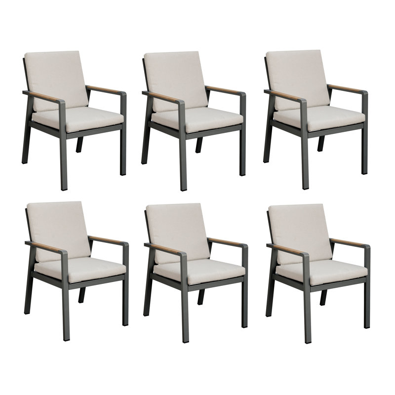 Athanas Patio Dining Armchair with Cushion
