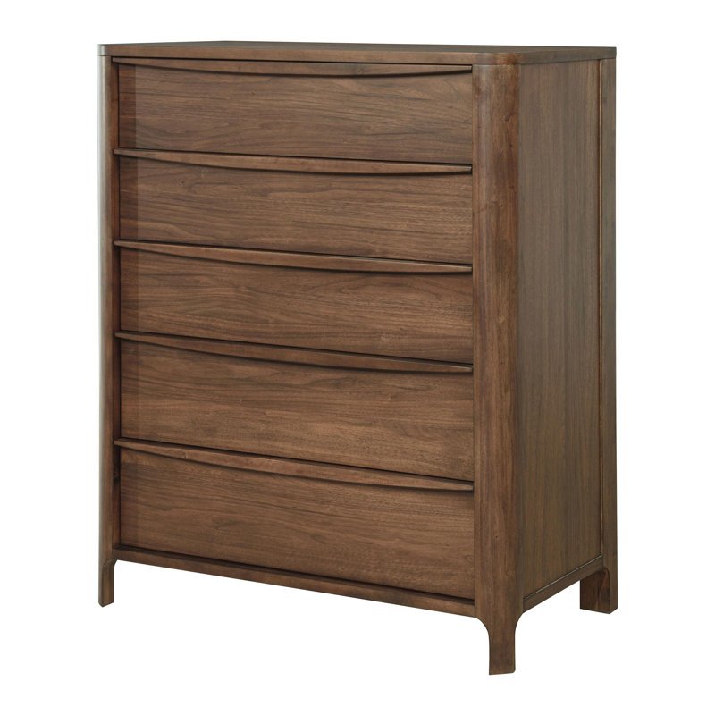Commode 5 tiroirs noyer