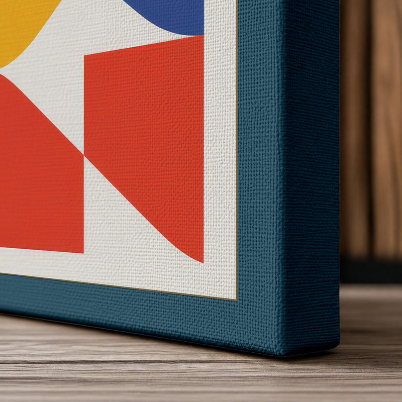 Print, 24x16 - 61.0 x 40.6 cm, Teal Border