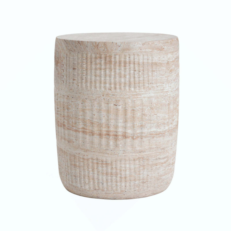 Outdoor/Indoor Lightweight Concrete Side Table
