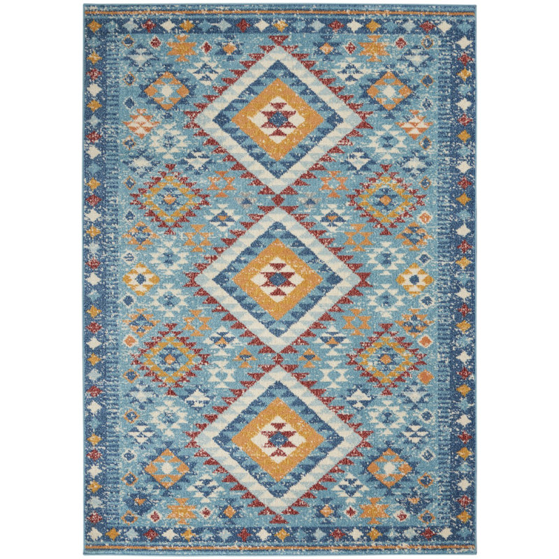 Wolter Southwestern Indoor Rug, Rectangle 3'9" x 5'9"