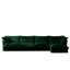 Canapé modulaire long en L à housse avec housse, canapé 4 places avec accoudoirs souples, canapé à assise profonde avec 2 grands coussins, canapé confortable, tissu en velours côtelé-1738874238