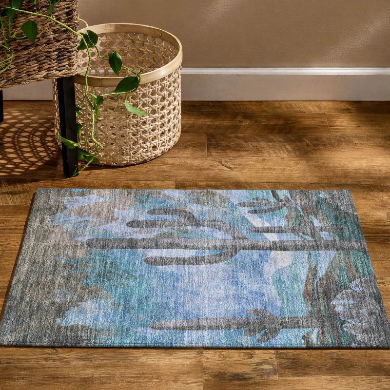 Tapis botanique de qualité supérieure lavable à la machine Mayfield AMF2337, 1 pi 8 po x 2 pi 6 po, Brun