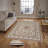 Stylish Woven Carpet, 5.2 x 7.5 Feet | 100% Polyester, 0.3 in Pile Height, Antibacterial, Non-Slip PVC Dot Underside | Machine Washable, 3D Digital Print | Perfect for Living Room, Bedroom & Home Décor-2001354061