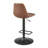 Crixus Swivel Upholstered Adjustable Height Counter Stool-259509191