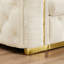 Canapé modulaire luxueux en velours Chesterfield