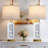 27.5” Modern Mirrored Table Lamp with USB & Type-C, 3-Way Touch Control-1735425219-1735425217
