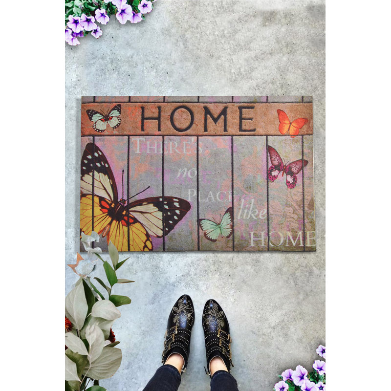 Durable PVC Doormat, Non-Slip Underside, 15.7 x 23.6 inches | 100% PVC Material, Machine Washable at 86°F | Perfect for Indoor & Outdoor Use, Easy to Clean, Stylish & Functional Welcome Mat