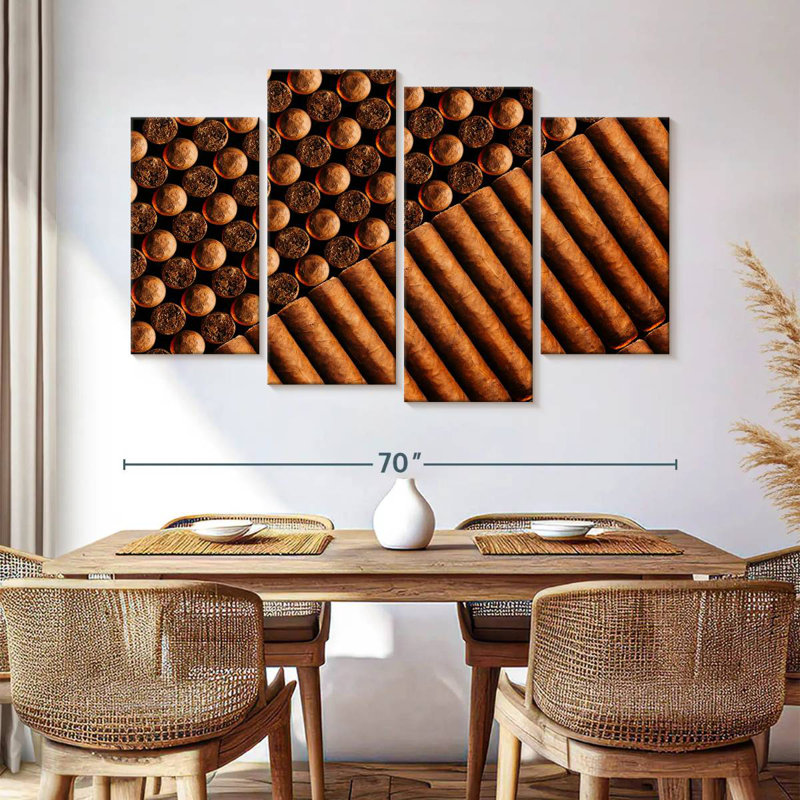Senne Cigars, 42" H x 68" W