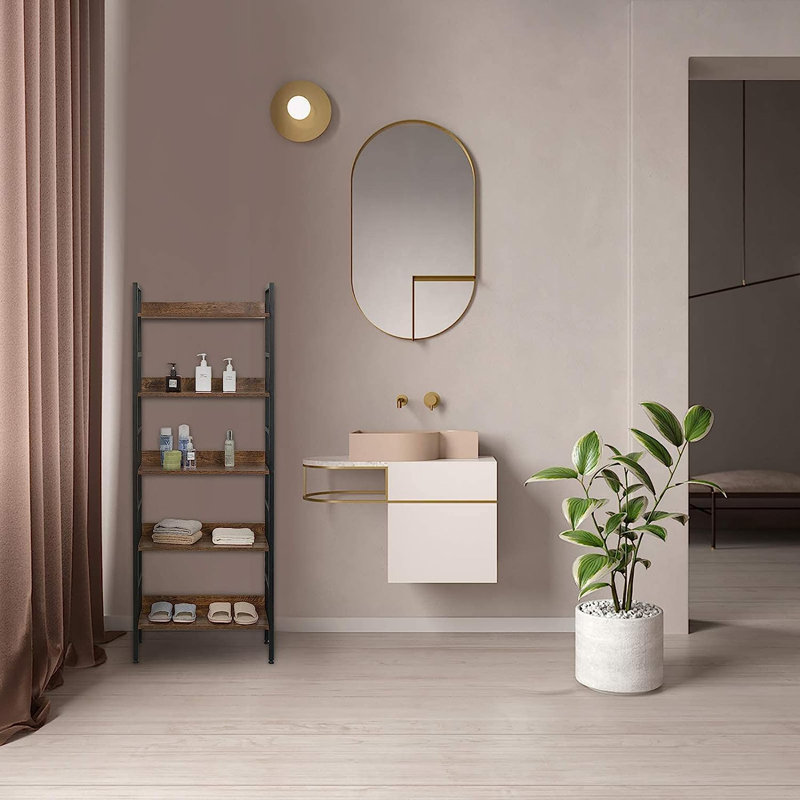 60cm W Metal Height -Adjustable Shelving Unit