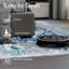 Tapis 8 x 10, ornement bohémien rétro, antidérapant lavable pour la maison, image de fleur bleue, cuisine fabriquée à la machine, fabriqué à la machine-207288486