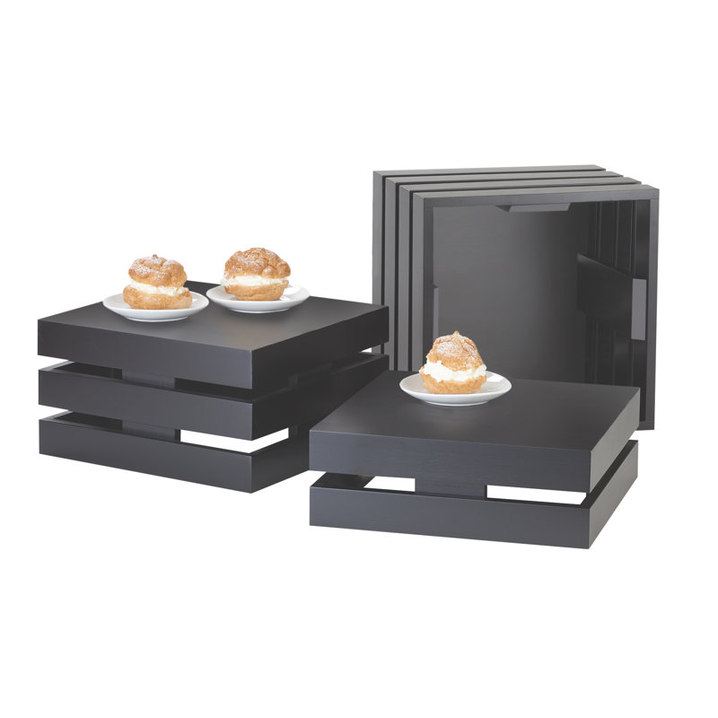 Square Crate Riser, Midnight, 9" H x 9" W x 9" D