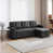 Dark Gray Linen