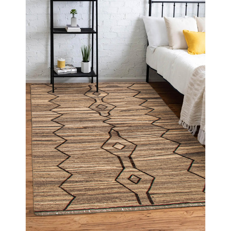 Sivas Taupe Kilim 5'0" x 6'9"