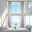 Extra Long & Extra Wide Chiffon Faux Silk Crep Curtain Panels-1440858396-1440858399