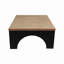 Table basse carrée rustique pour l'intérieur