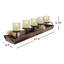 Wood and Glass Candelabra