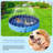 Foldable Large Dog Pet Swimming Pool with Sprinkler-95981004