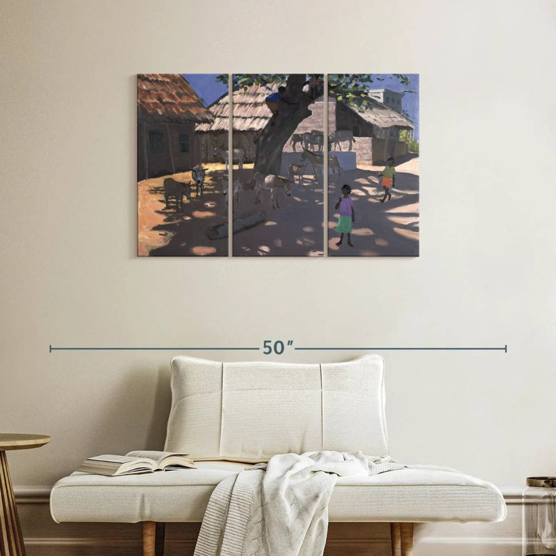 Alvord Donkeys Lamu Kenya, 24" H x 38" W