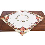 Quackenbush Fall Maple Leaf Square Table Topper (33" Square)