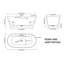 Baignoire profonde et bain tourbillon