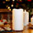 Flameless Candles Snowflake Projector Lights