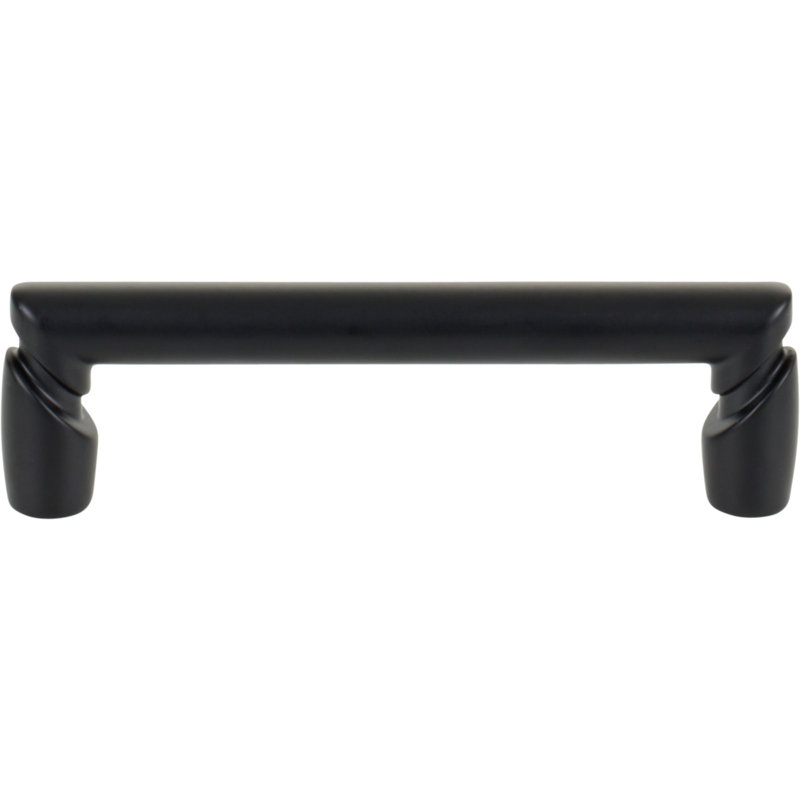 Florham Bar Pull, Flat Black, 3 3/4" Center to Center