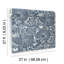 Idalia Navy Floral Flamingo Wallpaper-967086324