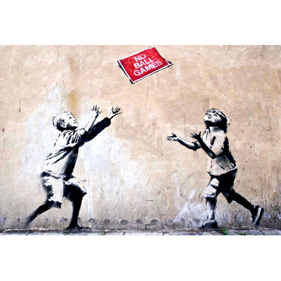 Banksy - Wrapped Canvas Print