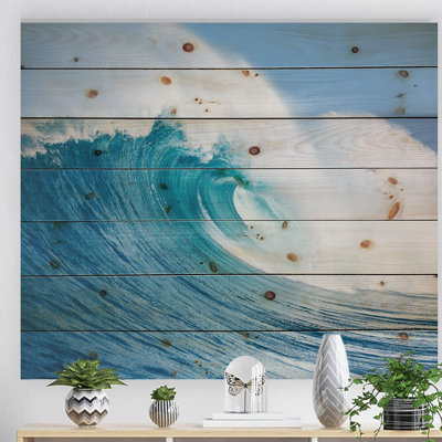 « blue ocean wave », impression