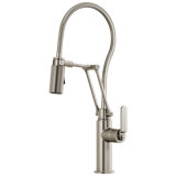 Litze® Pull Down Single Handle Kitchen Faucet with MagneDock® Technology and with Accessories