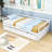 Twin Size Wooden Daybed with Trundle-1470487288