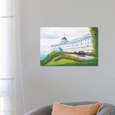Grand Hotel 1 Piece Wrapped Canvas Painting
