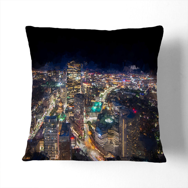 Square Throw Cushion, 55cm H x 55cm W x 20cm D