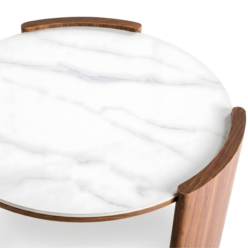 Table basse 31,5 po Modern, Blanc