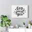 God Gave Me You 1 Piece Wrapped Canvas Wall Art-802143618
