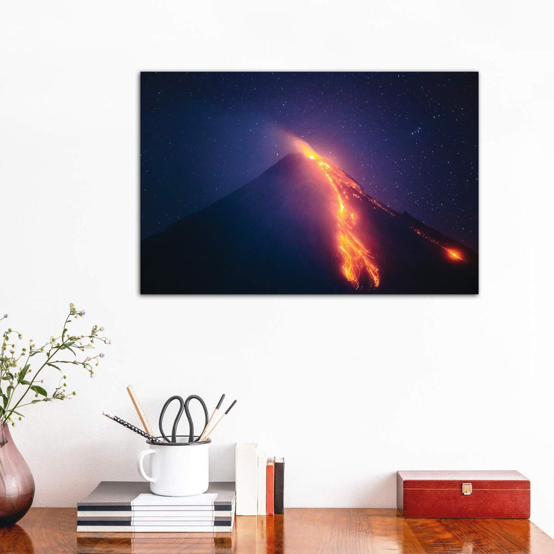 Volcanic Eruption I by Matteo Colombo - Wrapped Canvas Print, 66.04 cm H x 45.72 cm W x 1.91 cm D