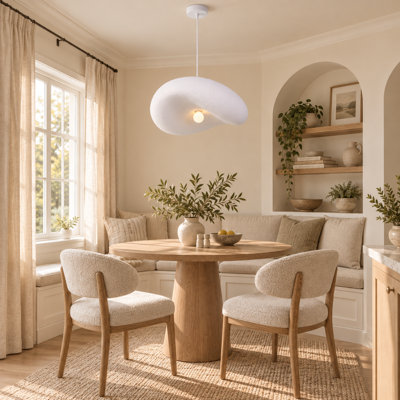 1 - Light Wabi-Sabi Style Chandelier Dimmable