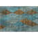 Premium Machine Washable Prisco Teal Rug