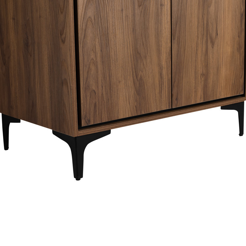 Meuble-lavabo de salle de bain 30 po, autoportant, 2 portes, bois d'ingénierie, finition, brun, meuble-lavabo brun de style américain 30 po, hydrofuge, design