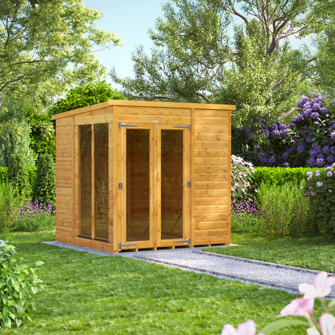 Powersheds 6 x 6ft Timber Tongue & Groove Pent Summerhouse