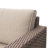 2-Person Outdoor Patio Sofa Set with Cushions