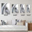 Horloge murale Irmengild - Modern Waves-495811213