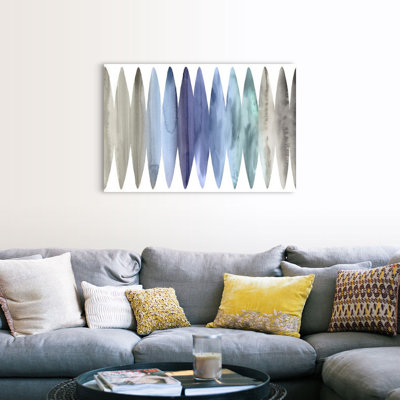 Reproduction d’art sur toile, "Watercolor Surfplanches 2 soft" par David Moore