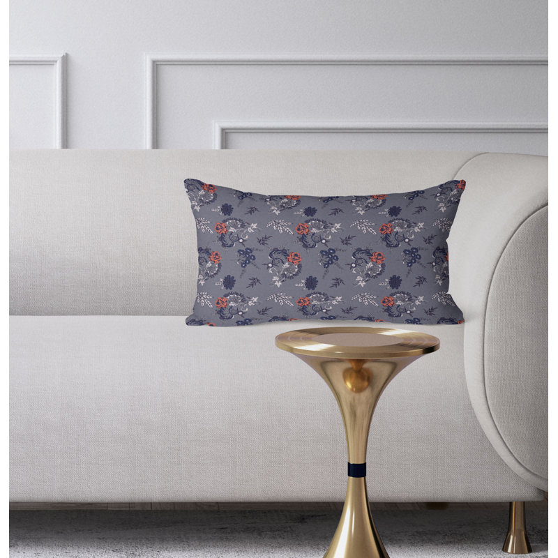 Coussin Rose Dreams, Bleu/gris