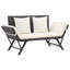 Banc de jardin en acier Eltje-324616180
