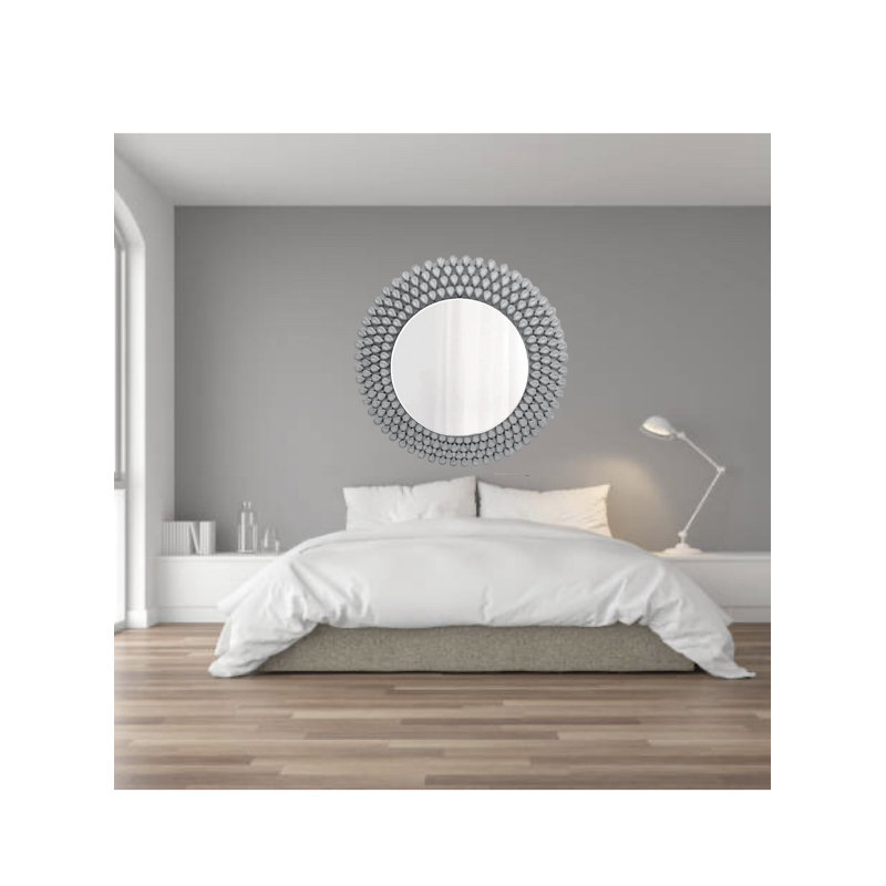 Miroir mural rond
