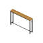 120 cm W Console Table